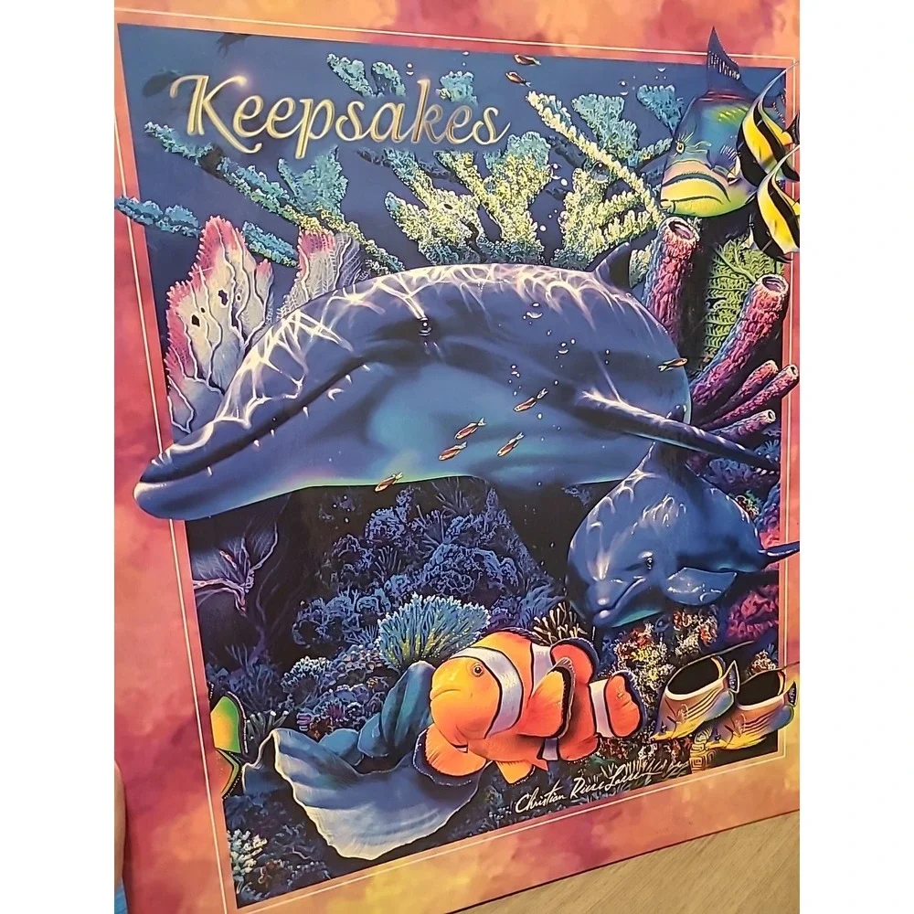 Rare Vintage Keepsakes‎ Scapbook Christian Riese Lassen 12x14 New Unused